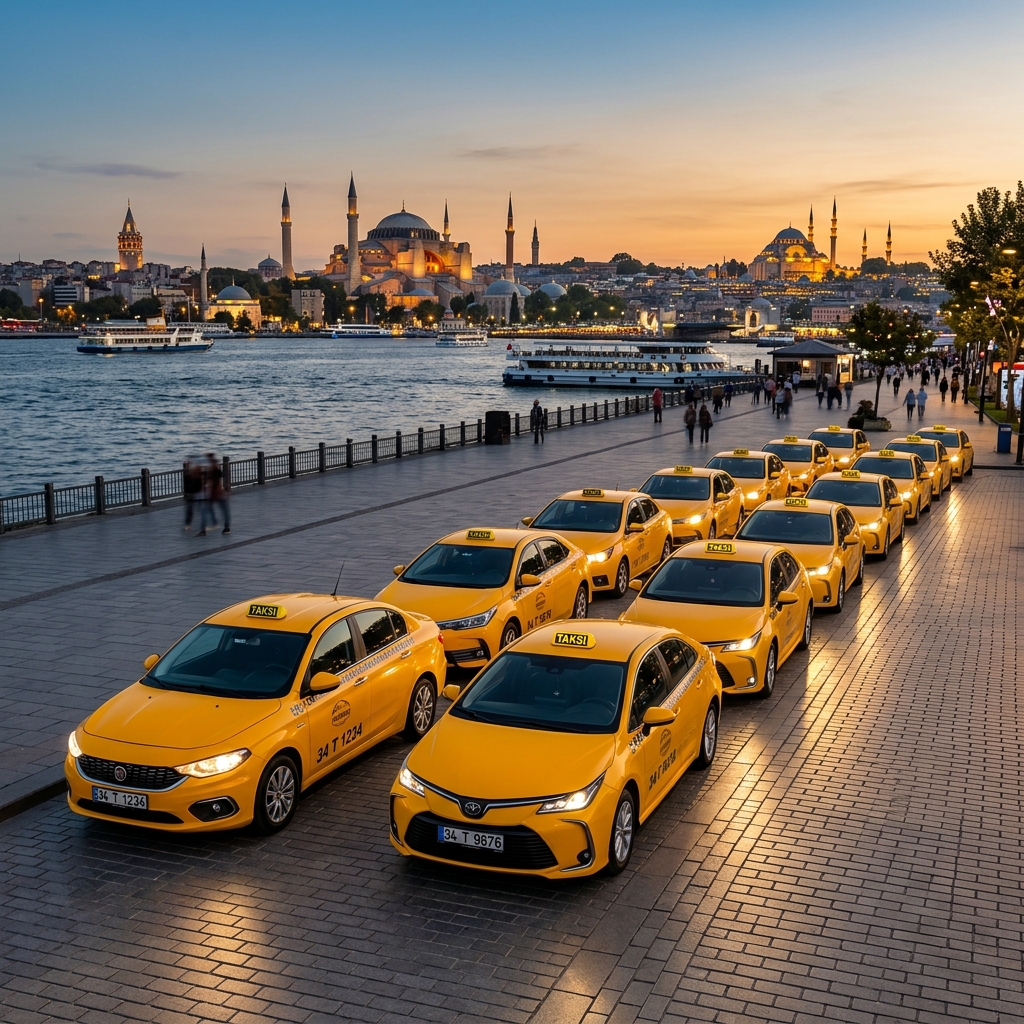 İstanbul Havalimanı Sarı Taksi Transfer Filosu